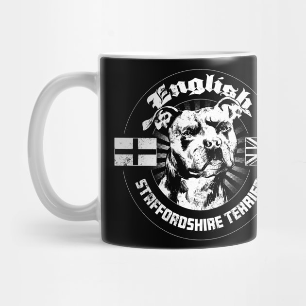 English Staffordshire Terrier by Black Tee Inc